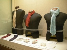 富岡市の絹製品や市民団体の活動も紹介している