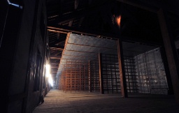 富岡製糸場で初の本格的な保存修理工事が予定されている西繭倉庫内部（非公開） 